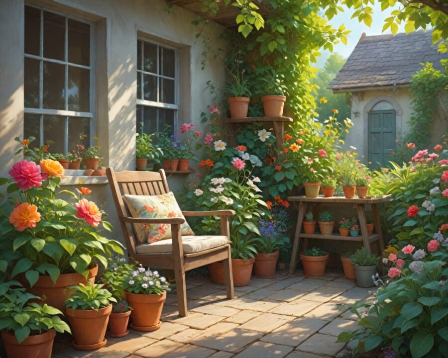 How to make a small home garden look beautiful effortlessly