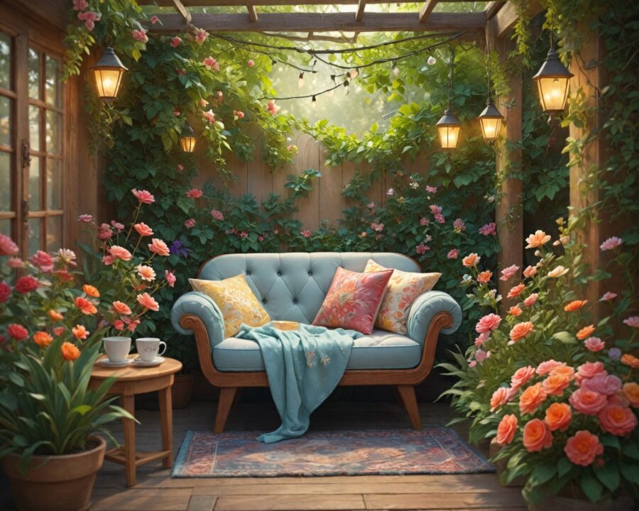 How to create a relaxing garden corner step by step