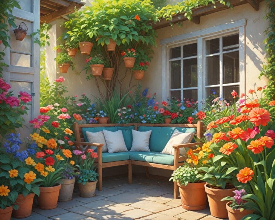 How to make a small home garden look beautiful effortlessly