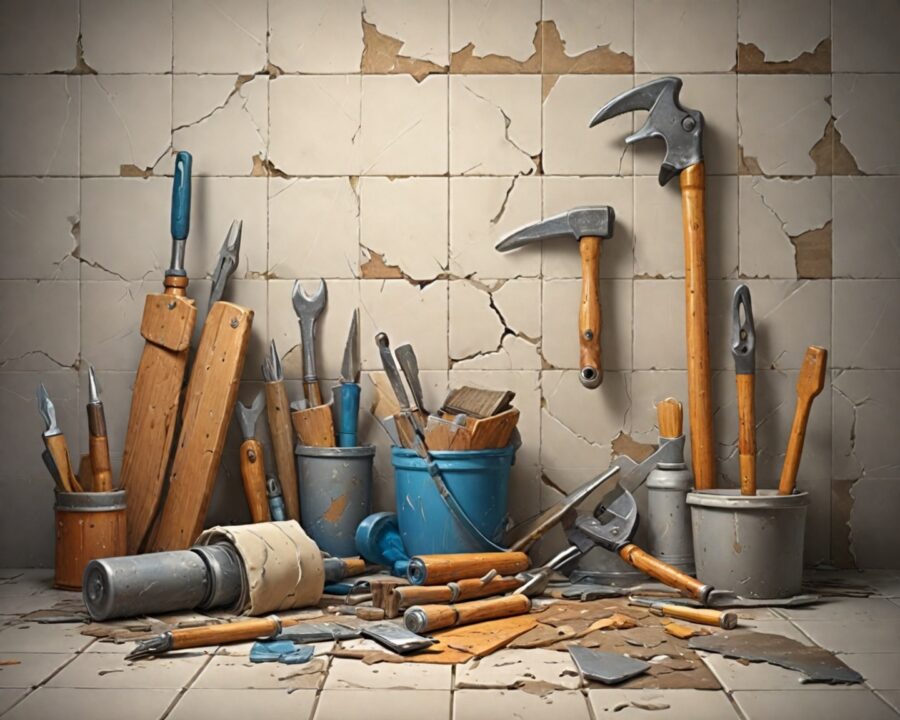 How to repair cracked tiles in the kitchen: step-by-step guide