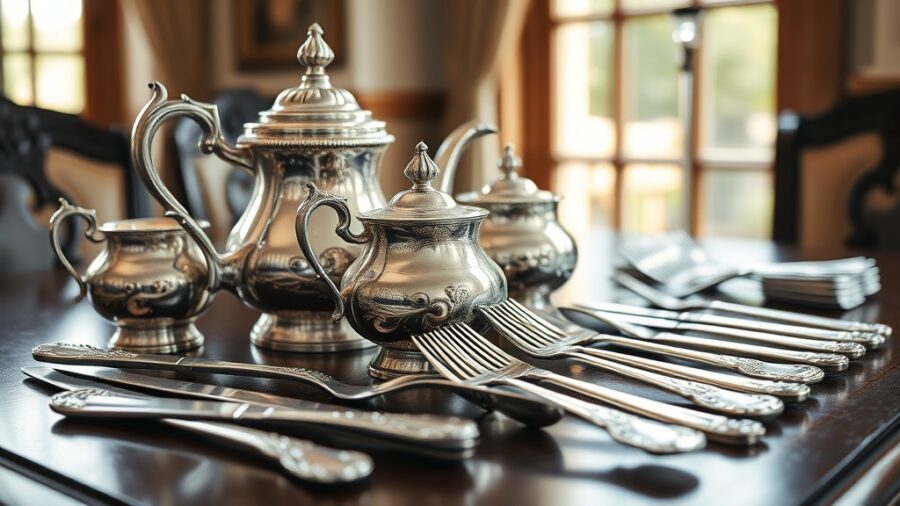 Understanding Silver Tableware Antique Value